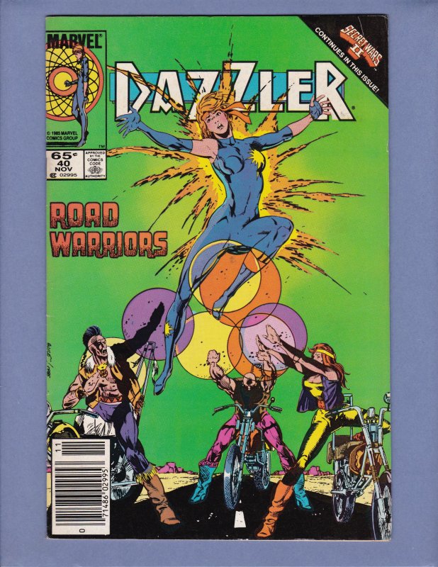 Dazzler #40 VF Marvel 1985