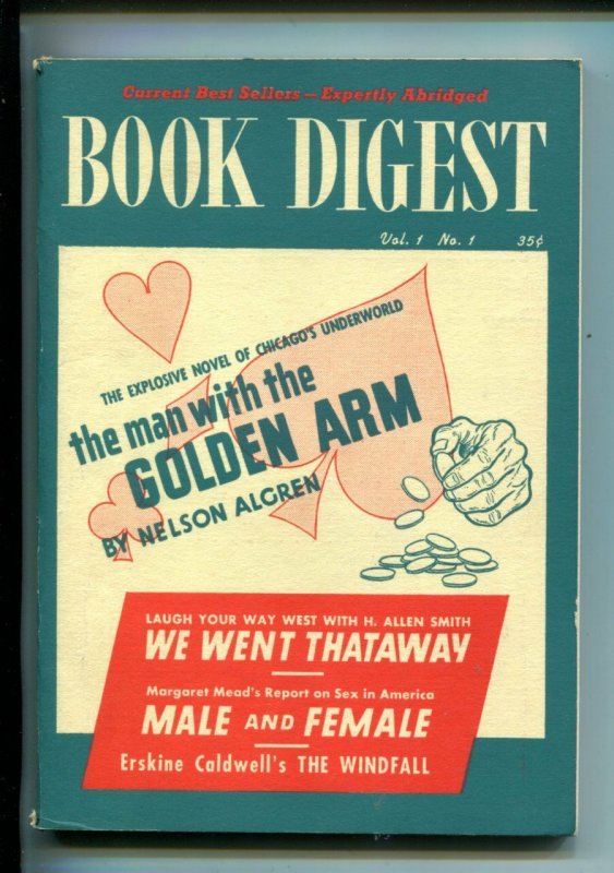 BOOK DIGEST #1-04/1950-MAN WITH THE GOLDEN ARM-MEAD-SOUTHERN STATES-vf/nm