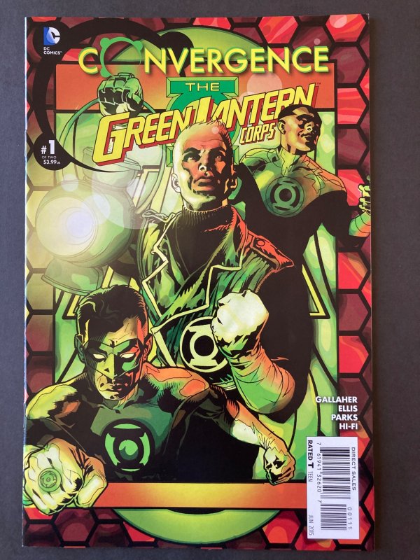 Convergence Green Lantern Corps #1 and 2 complete set full run (2015)