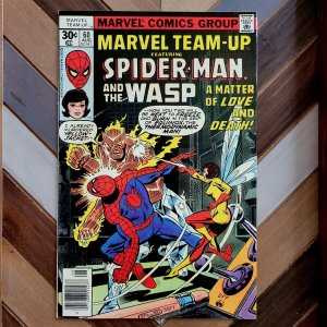 Marvel Team-Up #60 FN+ (Marvel 1977) feat Spider-Man & The Wasp vs EQUINOX