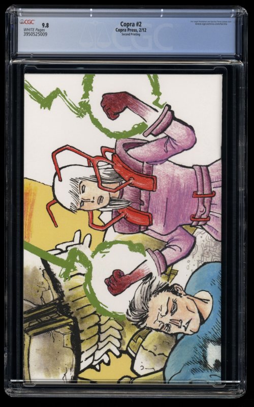 Copra #2 CGC NM/M 9.8 White Pages 162 / 400 2nd Print Scarce!