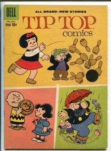 TIP TOP #216 1958-DELL-NANCY-SLUGGO-PEANUTS-CHARLES SCHULZ-vg 