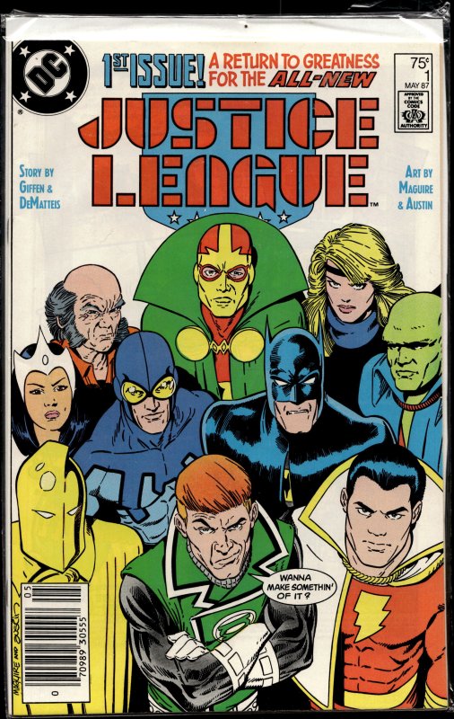 Justice League #1 (1987) Justice League [Key Issue]