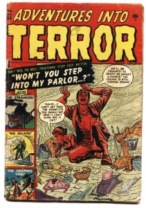 ADVENTURES INTO TERROR #44 pre-code 1951-atlas-horror-Russ Heath