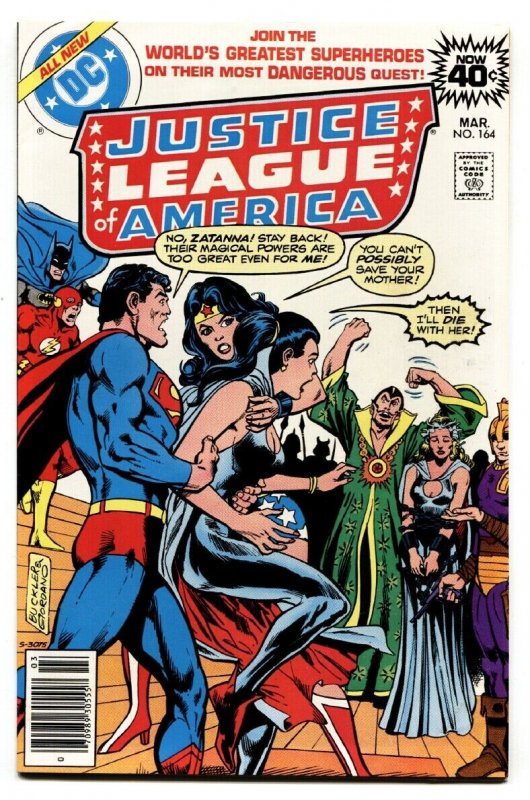 JUSTICE LEAGUE OF AMERICA #164  1978-ZATANNA-DC comic book