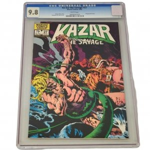 Ka-Zar The Savage #27 Marvel 1983 CGC 9.8 Wraparound Cover Top Census Grade