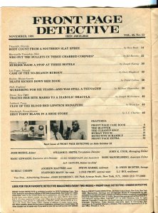 Front Page Detective 11/1981-spicy babe-diabolic Dracula-no reason rubout-FN