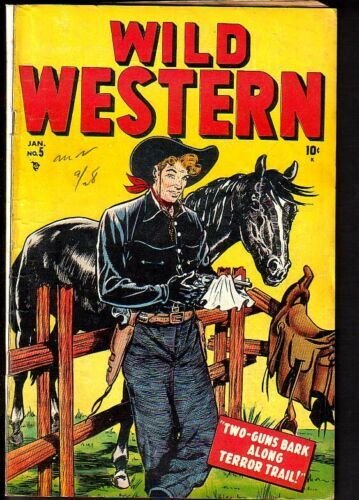 WILD WESTERN #5-ATLAS-2ND BLACK RIDER-CAPTAIN TOOTSIE FN- 