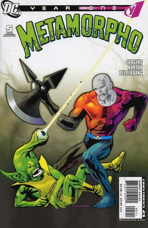 Metamorpho: Year One #5 VF/NM; DC | save on shipping - details inside