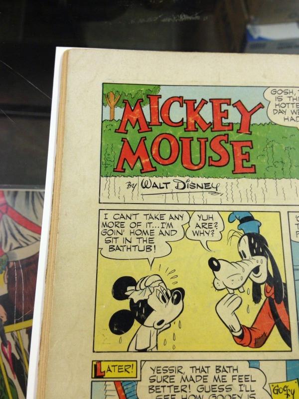 Dell Four Color  286  GD+ Mickey Mouse and the Univited Guest Aug. 1950