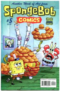 SPONGEBOB #4, VF/NM + #5 NM-, Square pants, Bongo, Cartoon comic, 2011 