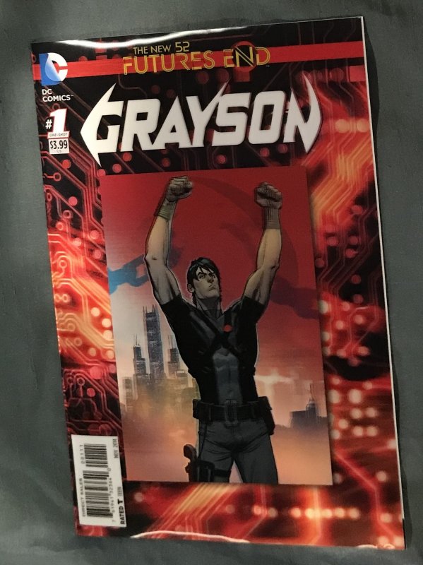 Grayson: Futures End 3-D Motion Cover (2014)