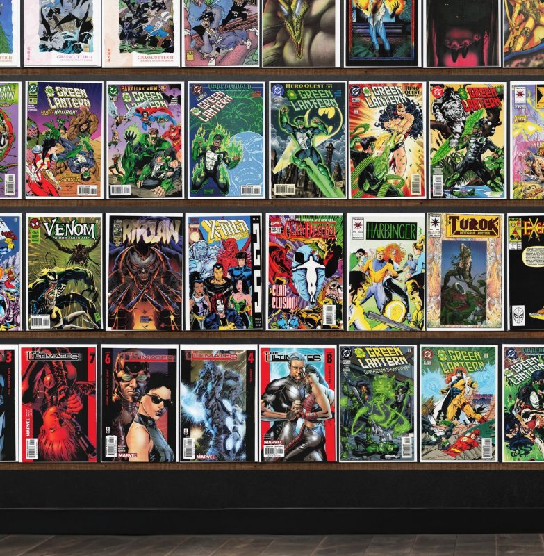 Huge Lot 150+ Comics with Green Lantern, Usagi Yojimbo, Excalibur & More!