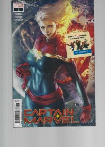 Captain Marvel #1  Walmart Exclusive  Factory Sealed 
