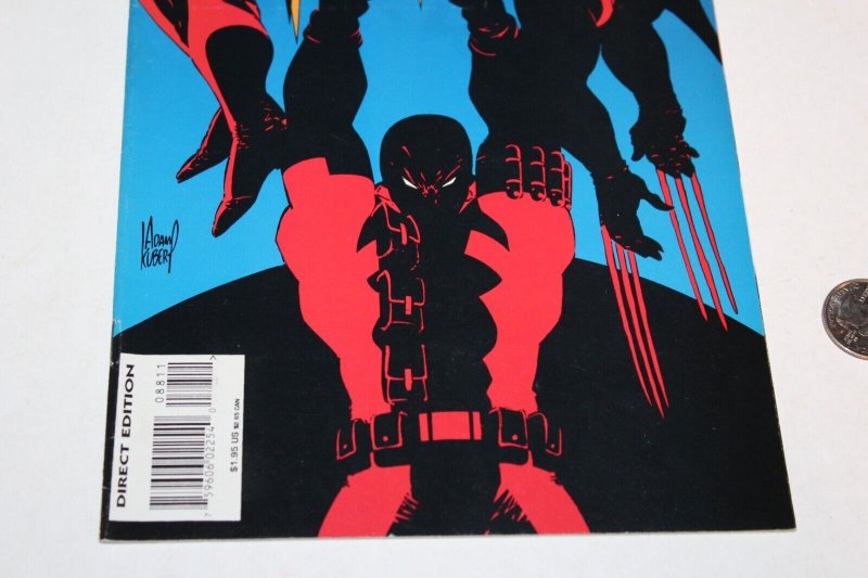Wolverine # 88 1st Print Marvel Comic Book Deadpool Fight X-Men BOARDED VF/NM