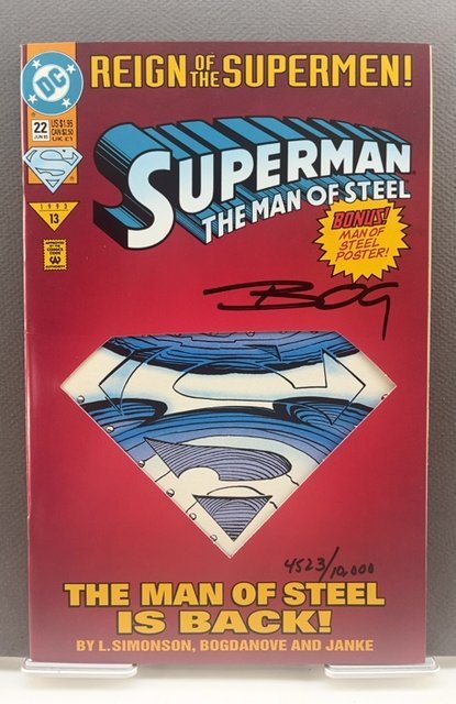 Superman: The Man of Steel #22 Die-Cut Cover (1993)