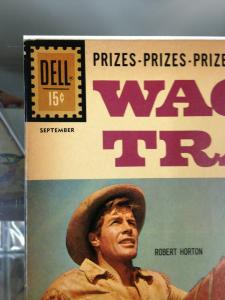 Wagon Train 10 VG/VG+  Photo Cover  (July/Sept. 1961) Dell Comics