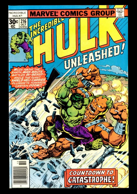 Incredible Hulk #216 NM- 9.2
