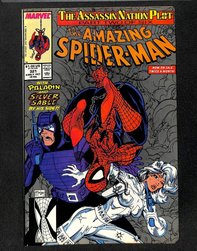 Amazing Spider-Man #321 VF- 7.5 McFarlane!