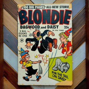 BLONDIE DAGWOOD & DAISY #1 GD- (Harvey 1953) Pre-Code CHIC STONE / Golden Age