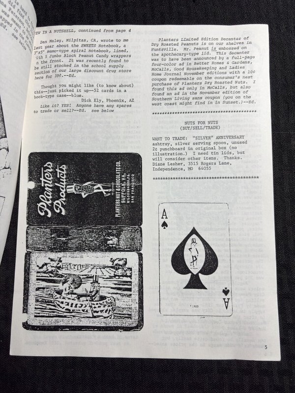 1979 PEANUT PALS PAPERS Fanzine Vol. 2 #1 FN 6.0 Planters Peanuts Memorabilia