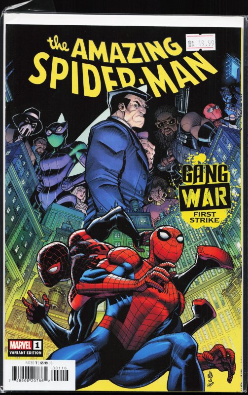 The Amazing Spider-Man: Gang War: First Strike Bradshaw Cover (2024)