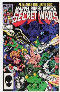 Marvel Super Heroes Secret Wars #6 (1984) Buckaroo Banzai [Key Issue]