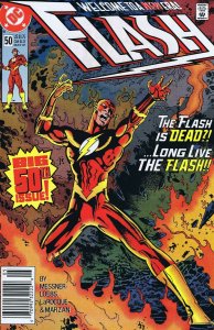 Flash #50 ORIGINAL Vintage 1991 DC Comics