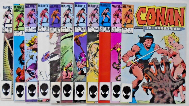 *Conan (1970) #161-166, 167vf, 169-170, Annual #9-10; 10 High Grade +1 books!