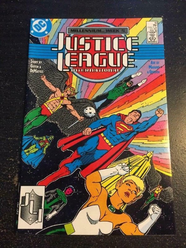JUSTICE LEAGUE INTERNATIONAL #10, VF/NM, Superman,  1987 1988, more DC in store
