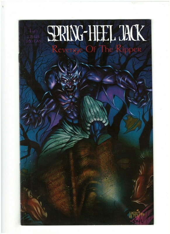 Spring-Heel Jack- Revenge of the Ripper #1 VF/NM 9.0 Rebel Studios 1993 