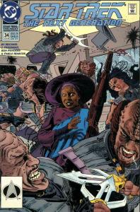 Star Trek: The Next Generation #34 VF ; DC | Whoopi Goldberg