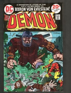 Demon #11 ~ Kirby Story, Cvr & Art / Baron von Evilstein ~ 1973 (7.0) WH