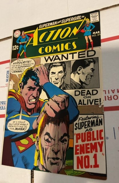 Action Comics #374 (1969) Neal Adam's  cover Fn:VF