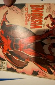 Avengers #57 (1968) first appearance of Vision front and back light wear