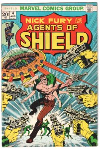 SHIELD #4 (1973) Steranko cover!