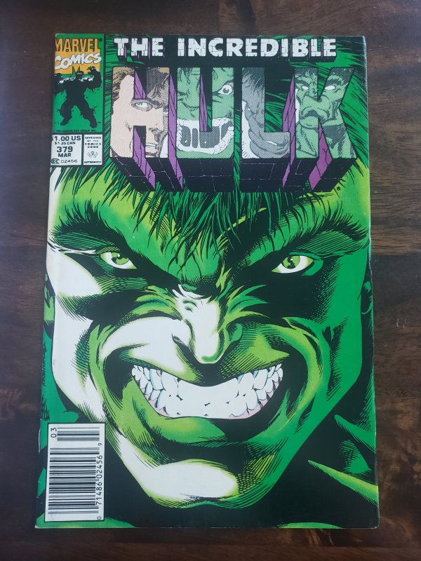 The Incredible Hulk 379 (1991) Mark Jeweler's Insert