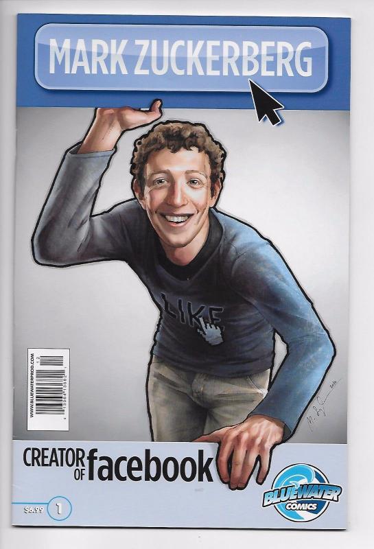 Mark Zuckerberg Biography Comic #1 (Bluewater Comics, 2010) - VF/NM