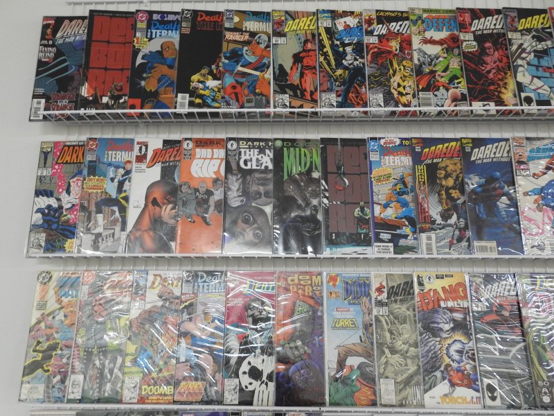 Huge Lot 114 Comics W/ Defenders, Daredevil, Deathstroke+ Avg VF- Condition!!