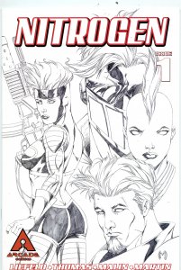 Nitrogen #1 ((2005) A Sketch Cover Comic Book NM 9.4