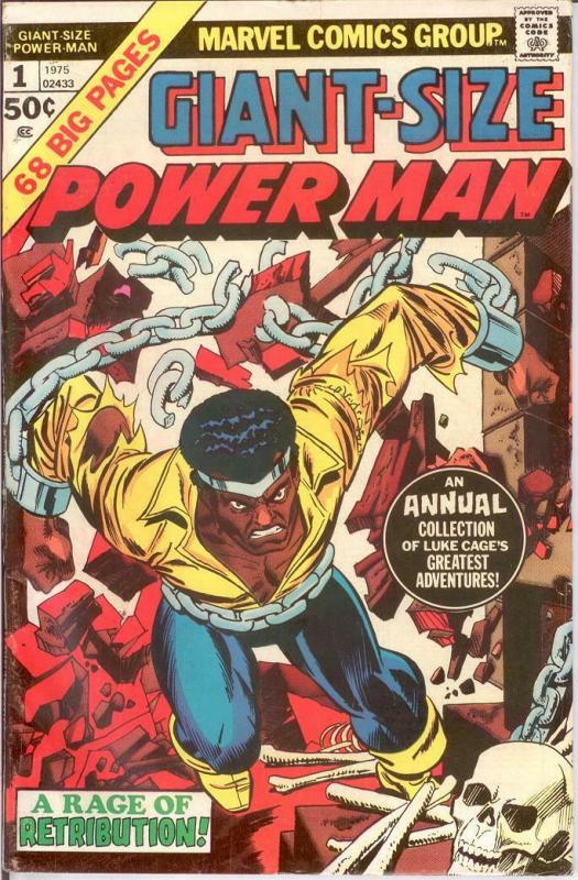 LUKE CAGE/POWER MAN GS  1 FINE 1975 COMICS BOOK