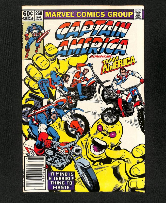 Captain America #269 Newsstand Variant