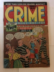 CRIME DOES NOT PAY  (Lev Gleason) 61 VG March 1948 Fujitani, Tuska, Dan Barry