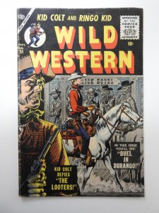 Wild Western #51 VG Condition! Moisture stain