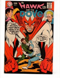 The Hawk and The Dove #2 (1968) Steve Ditko Classic Silver Age DC !!!