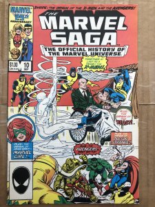 The Marvel Saga The Official History of the Marvel Universe #10 Direct Editio...