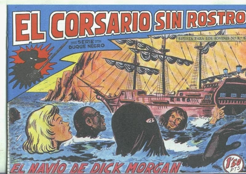 El Corsario sin Rostro, facsimil numero 19: El navio de Dick Morgan