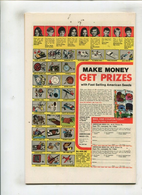 METAL MEN #51 (9.2 OB) NEWSSTAND!! 1977