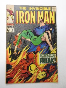 Iron Man #3 (1968) VG Condition ink fc