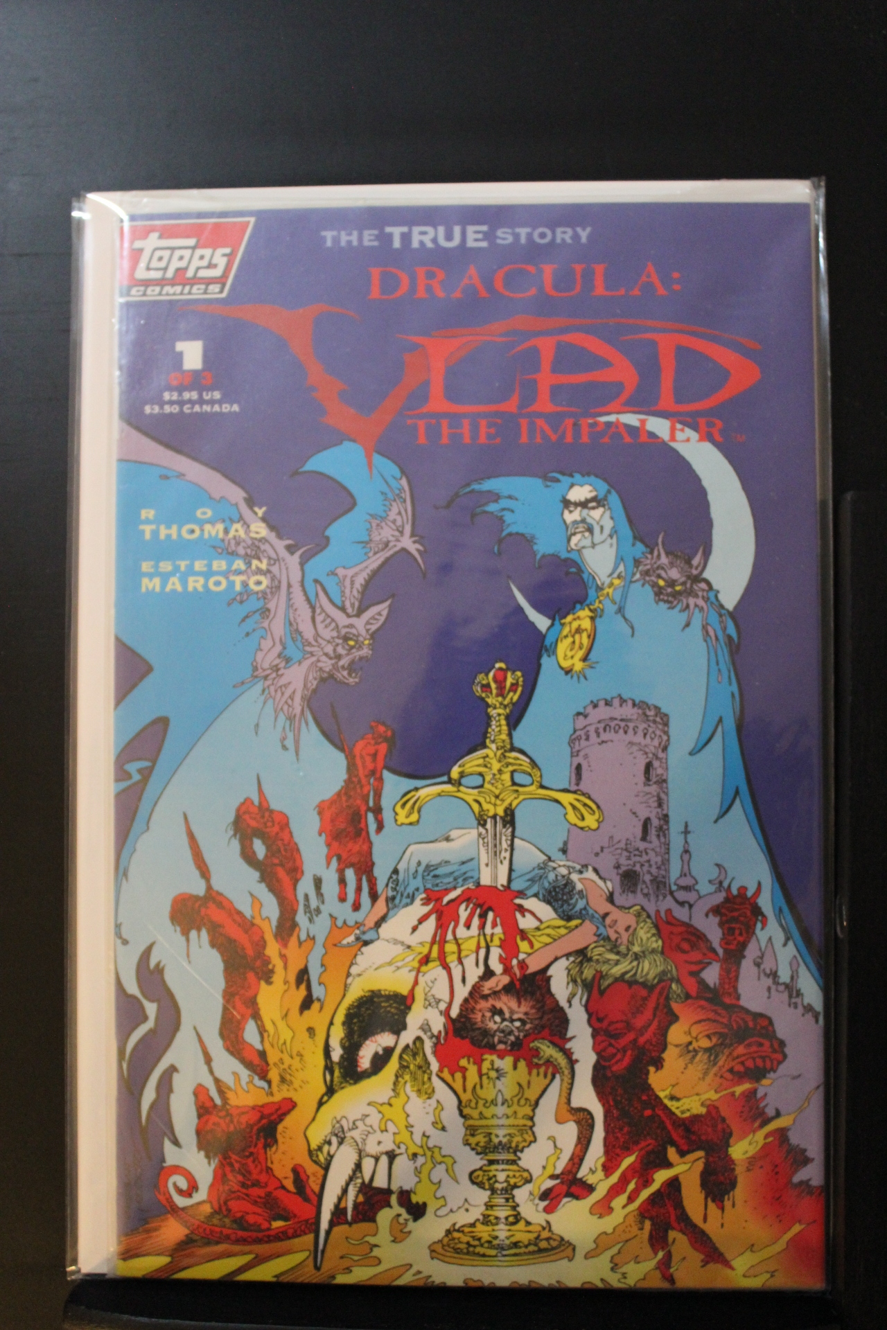 Dracula: Vlad the Impaler #1 (1993) | Comic Books - Modern Age, Topps ...